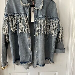 Distressed Denim Jacket